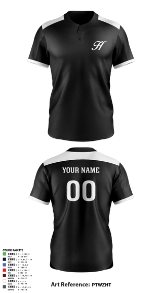 Two Button Softball Jersey, Heights Girls' Softball, Softball, Teamtime, Team time, sublimation, custom sports apparel, team uniforms, spirit wear, spiritwear, sports uniforms, custom shirts, team store, custom team store, fundraiser sports, apparel fundraiser