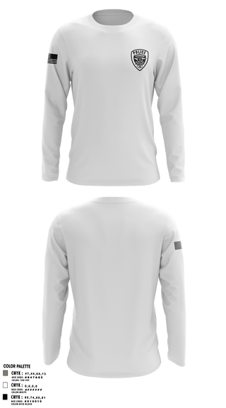 Long Sleeve Performance Shirt, Richmond Police, Police, Teamtime, Team time, sublimation, custom sports apparel, team uniforms, spirit wear, spiritwear, sports uniforms, custom shirts, team store, custom team store, fundraiser sports, apparel fundraiser