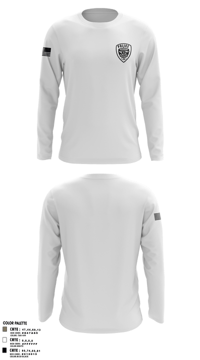 Richmond Police 16906536 Long Sleeve Performance Shirt - 2