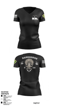 4-4 AB Shops 89728226 Women's Short Sleeve V-neck Shirt - 5