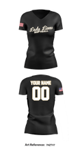 Veritas Christian Academy Softball 71166479 Women's Short Sleeve V-neck Shirt - 1
