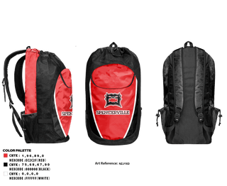 Gear Bag, Spencerville Middle School Baseball, Baseball, Teamtime, Team time, sublimation, custom sports apparel, team uniforms, spirit wear, spiritwear, sports uniforms, custom shirts, team store, custom team store, fundraiser sports, apparel fundraiser