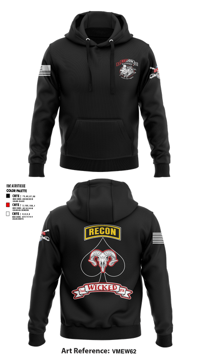 2nd PLT, B TRP, 3-71 CAV 84278801 Hoodie - 2