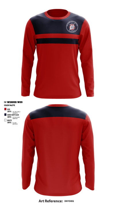 Waianae High School 18625486 Long Sleeve Performance Shirt - 1