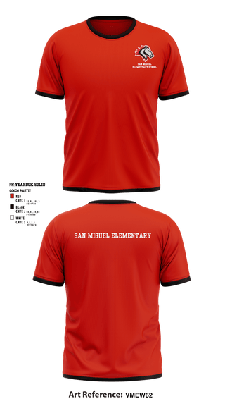 Short Sleeve Performance Shirt, San Miguel Elementary School, , Teamtime, Team time, sublimation, custom sports apparel, team uniforms, spirit wear, spiritwear, sports uniforms, custom shirts, team store, custom team store, fundraiser sports, apparel fundraiser