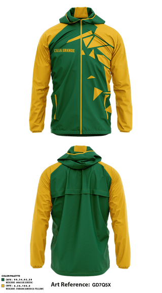 Windbreaker, Casa Grande Middle School, Spirit Store, Teamtime, Team time, sublimation, custom sports apparel, team uniforms, spirit wear, spiritwear, sports uniforms, custom shirts, team store, custom team store, fundraiser sports, apparel fundraiser