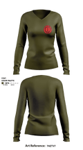 Alpha One Security Group 81233537 Women's Long Sleeve V-neck Shirt - 5