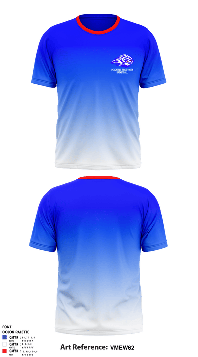 Peachtree Ridge Youth Athletic Association 90970358 Short Sleeve Performance Shirt - 1