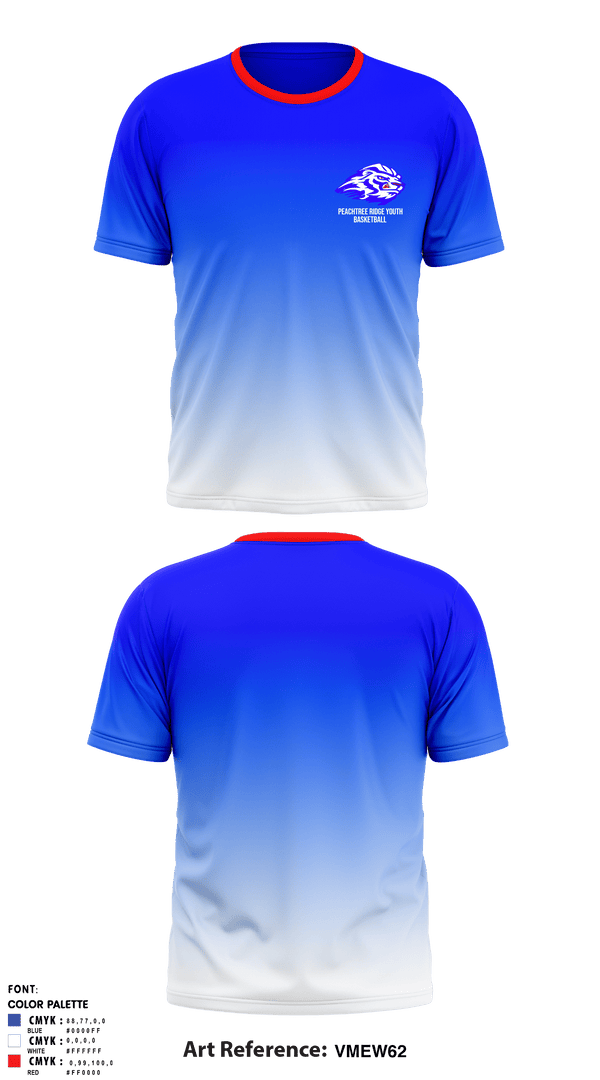 Short Sleeve Performance Shirt, Peachtree Ridge Youth Athletic Association, Men's Basketball, Teamtime, Team time, sublimation, custom sports apparel, team uniforms, spirit wear, spiritwear, sports uniforms, custom shirts, team store, custom team store, fundraiser sports, apparel fundraiser