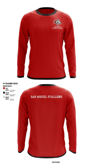 Long Sleeve Performance Shirt, San Miguel Elementary School, , Teamtime, Team time, sublimation, custom sports apparel, team uniforms, spirit wear, spiritwear, sports uniforms, custom shirts, team store, custom team store, fundraiser sports, apparel fundraiser