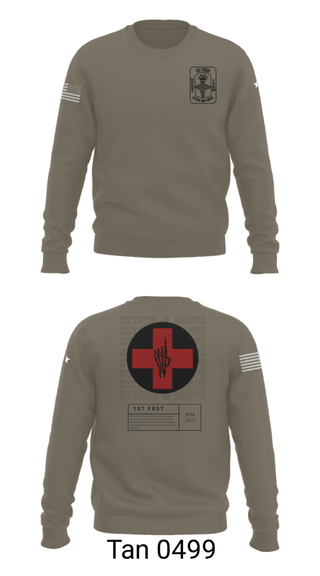 Crew Neck Sweatshirt, , Army, Teamtime, Team time, sublimation, custom sports apparel, team uniforms, spirit wear, spiritwear, sports uniforms, custom shirts, team store, custom team store, fundraiser sports, apparel fundraiser