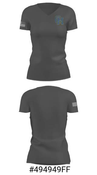 Women's Short Sleeve Vneck Shirt, Catholic Memorial High School Cross Country, Cross Country, Teamtime, Team time, sublimation, custom sports apparel, team uniforms, spirit wear, spiritwear, sports uniforms, custom shirts, team store, custom team store, fundraiser sports, apparel fundraiser