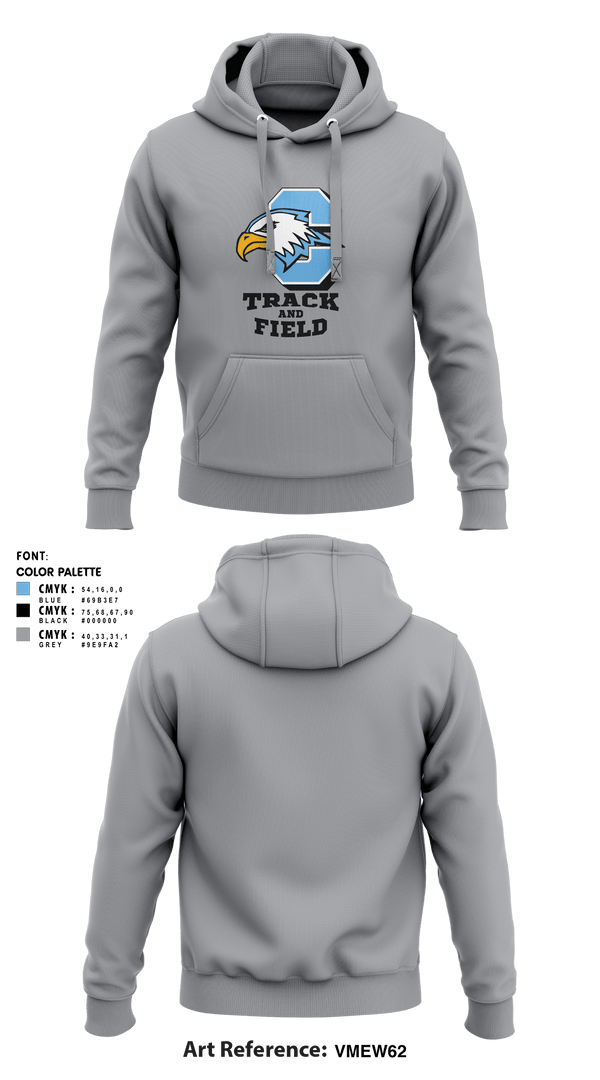 Hoodie, Grand Rapids Christian Eagles, Track & Field, Teamtime, Team time, sublimation, custom sports apparel, team uniforms, spirit wear, spiritwear, sports uniforms, custom shirts, team store, custom team store, fundraiser sports, apparel fundraiser