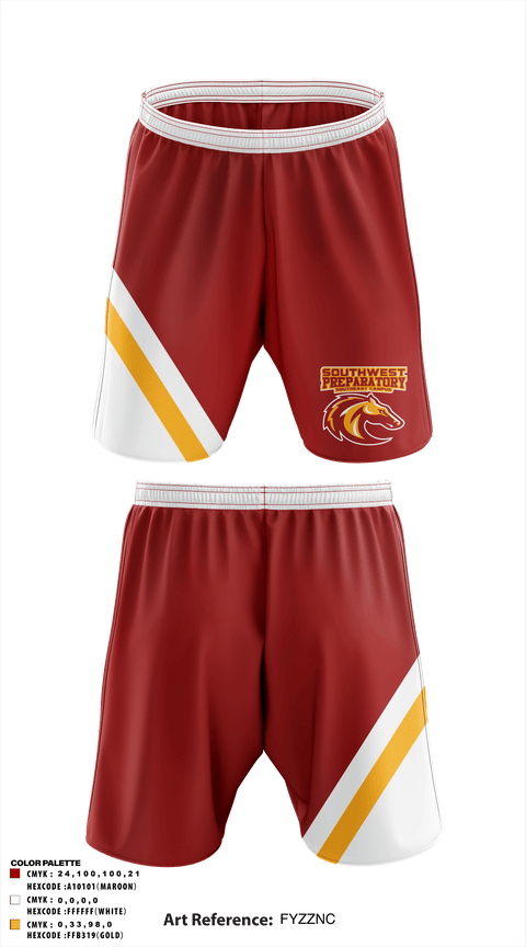 Athletic Shorts With Pockets, Southwest Preparatory School - Southeast Campus, Spirit Store, Teamtime, Team time, sublimation, custom sports apparel, team uniforms, spirit wear, spiritwear, sports uniforms, custom shirts, team store, custom team store, fundraiser sports, apparel fundraiser
