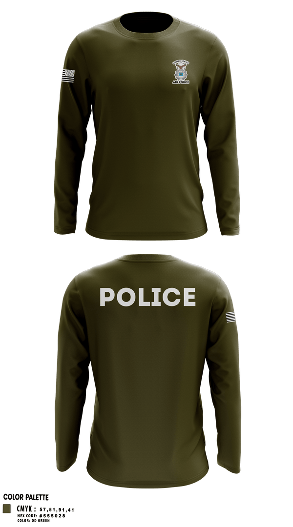 Long Sleeve Performance Shirt, SFS, Air Force, Teamtime, Team time, sublimation, custom sports apparel, team uniforms, spirit wear, spiritwear, sports uniforms, custom shirts, team store, custom team store, fundraiser sports, apparel fundraiser