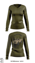 1438th CTC 23042169 Women's Long Sleeve V-neck Shirt - 2