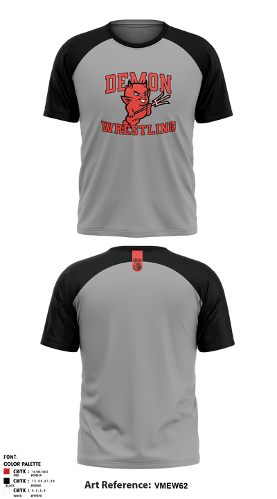 Durango HS Wrestling 8720193 Short Sleeve Performance Shirt - 5