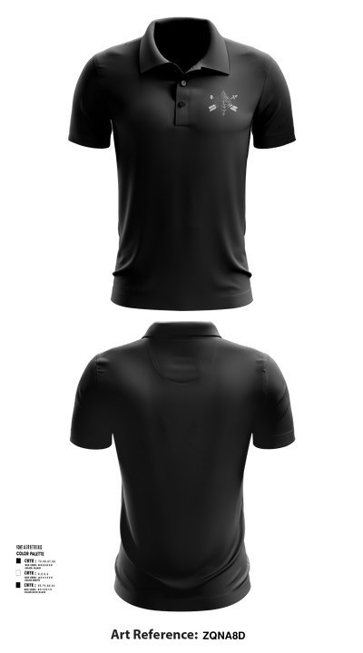 389th Analytical Support Company 87248434 Short Sleeve Performance Polo - 2
