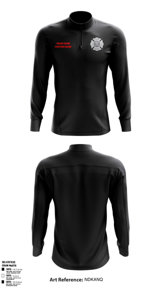 Quarter Zip Jacket, , Fire Department, Teamtime, Team time, sublimation, custom sports apparel, team uniforms, spirit wear, spiritwear, sports uniforms, custom shirts, team store, custom team store, fundraiser sports, apparel fundraiser