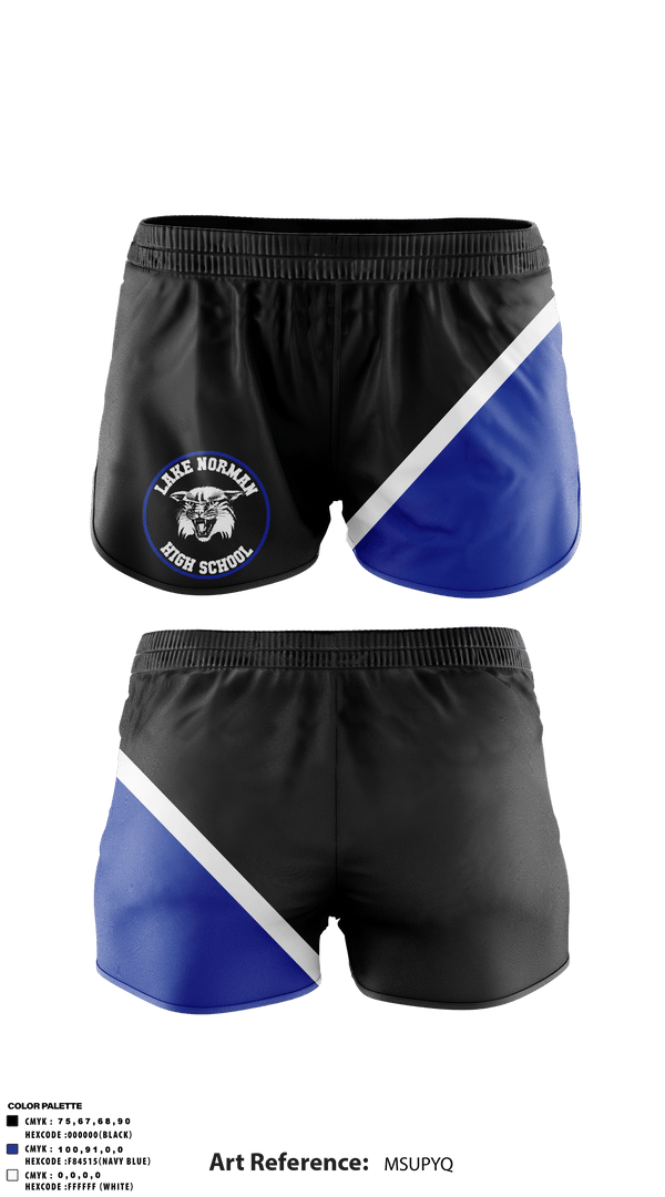 Track Shorts, Lake Norman High School, Spirit Store, Teamtime, Team time, sublimation, custom sports apparel, team uniforms, spirit wear, spiritwear, sports uniforms, custom shirts, team store, custom team store, fundraiser sports, apparel fundraiser