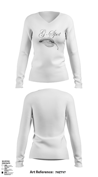 Women's Long Sleeve Vneck Shirt, G-Spot CustomsG-Spot Customs, , Teamtime, Team time, sublimation, custom sports apparel, team uniforms, spirit wear, spiritwear, sports uniforms, custom shirts, team store, custom team store, fundraiser sports, apparel fundraiser