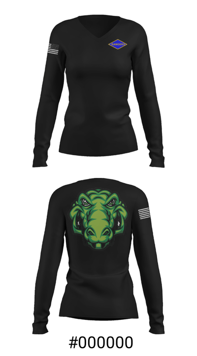 6RTB COMMO 71701887 Women's Long Sleeve V-neck Shirt - 37