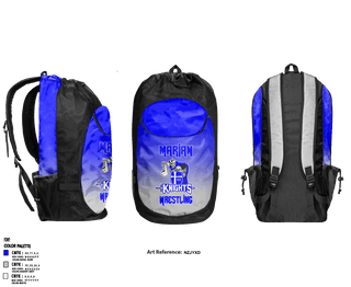Gear Bag, Marian High School Wrestling, Wrestling, Teamtime, Team time, sublimation, custom sports apparel, team uniforms, spirit wear, spiritwear, sports uniforms, custom shirts, team store, custom team store, fundraiser sports, apparel fundraiser