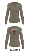 E Troop 5CR Raiders 18563163 Women's Long Sleeve V-neck Shirt - 40