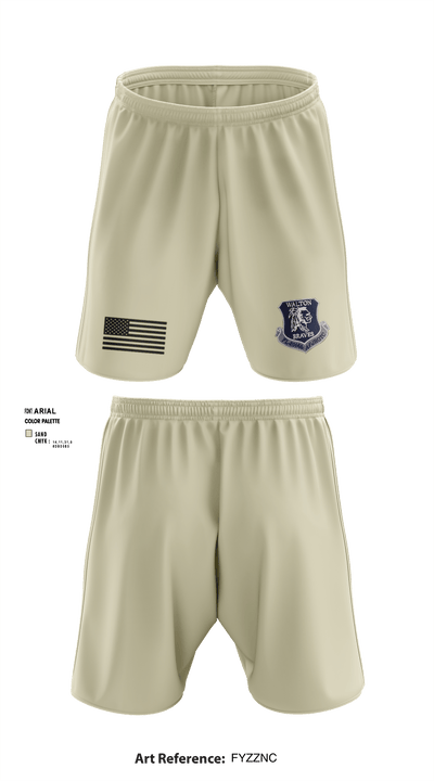 Walton Braves 9881156 Athletic Shorts With Pockets - 1