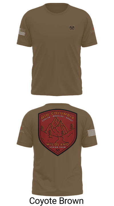 Mid-Columbia Strike Team 42848271 Short Sleeve Performance Shirt - 31