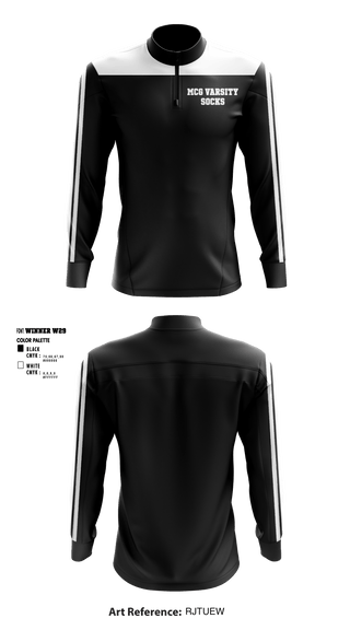 Quarter Zip Jacket, McG Varsity, School Spirit Store, Teamtime, Team time, sublimation, custom sports apparel, team uniforms, spirit wear, spiritwear, sports uniforms, custom shirts, team store, custom team store, fundraiser sports, apparel fundraiser