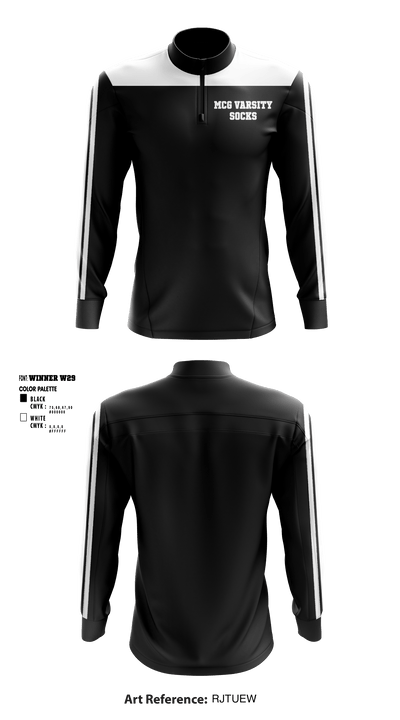 McG Varsity 18193229 Quarter Zip Jacket - 1
