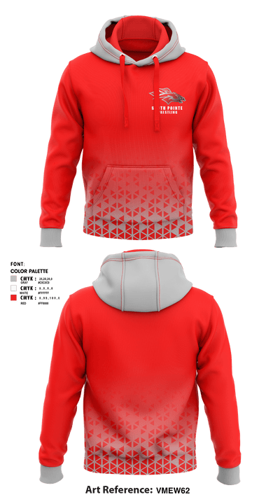 South Pointe High School Wrestling 6069587 Hoodie - 1