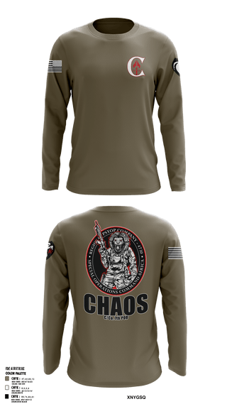 Long Sleeve Performance Shirt, , Army, Teamtime, Team time, sublimation, custom sports apparel, team uniforms, spirit wear, spiritwear, sports uniforms, custom shirts, team store, custom team store, fundraiser sports, apparel fundraiser