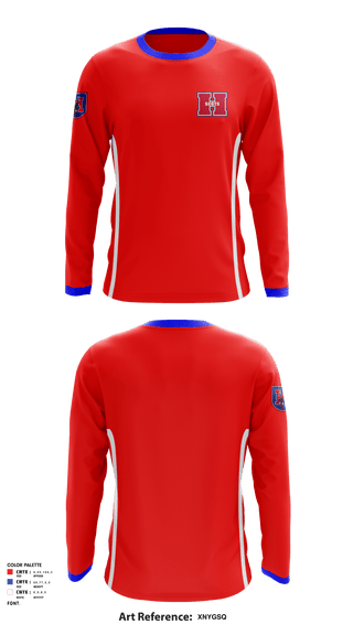 Long Sleeve Performance Shirt, Highlands High School Football, Football, Teamtime, Team time, sublimation, custom sports apparel, team uniforms, spirit wear, spiritwear, sports uniforms, custom shirts, team store, custom team store, fundraiser sports, apparel fundraiser