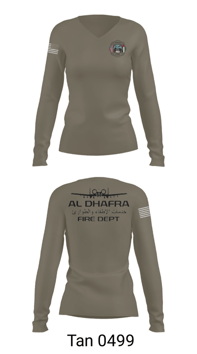 ADAB Fire 68876510 Women's Long Sleeve V-neck Shirt - 41