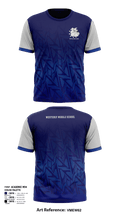 Westerly Middle School Basketball 95403838 Short Sleeve Shooting Shirt - 2