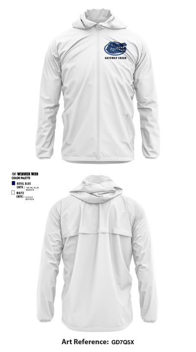Gateway Regional High School Cheer 43593489 Windbreaker - 4
