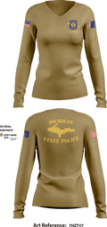 MSP Calumet 35464761 Women's Long Sleeve V-neck Shirt - 7