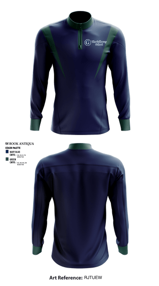 Quarter Zip Jacket, The Galloway School, Spirit Store, Teamtime, Team time, sublimation, custom sports apparel, team uniforms, spirit wear, spiritwear, sports uniforms, custom shirts, team store, custom team store, fundraiser sports, apparel fundraiser