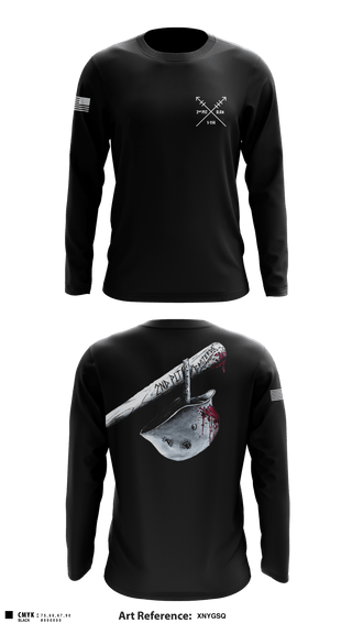 Long Sleeve Performance Shirt, 2nd PLT Baseterds, National Guard, Teamtime, Team time, sublimation, custom sports apparel, team uniforms, spirit wear, spiritwear, sports uniforms, custom shirts, team store, custom team store, fundraiser sports, apparel fundraiser