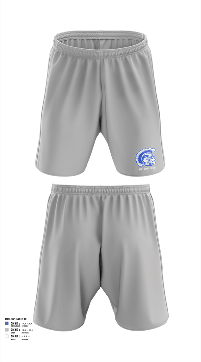 Orland Jr Trojans Football 79293862 Athletic Shorts With Pockets - 3