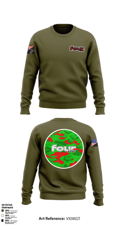 Det 4 Loko 48487722 Crew Neck Sweatshirt - 1