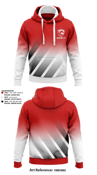 Hoodie, Dragones FC, Men's Soccer, Teamtime, Team time, sublimation, custom sports apparel, team uniforms, spirit wear, spiritwear, sports uniforms, custom shirts, team store, custom team store, fundraiser sports, apparel fundraiser