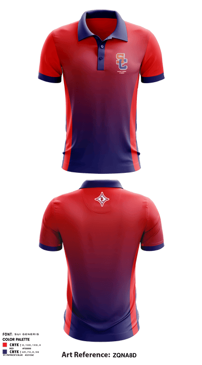 Sandy Creek High School Dance 23813305 Short Sleeve Performance Polo - 1