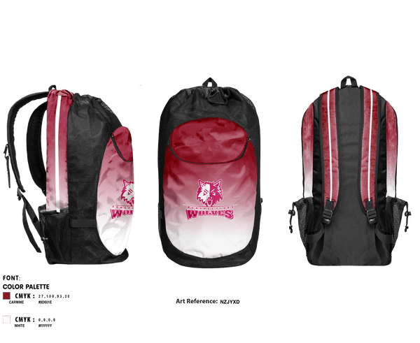 Gear Bag, Perspectives IIT Math & Science Academy High School Volleyball, Men's Volleyball, Teamtime, Team time, sublimation, custom sports apparel, team uniforms, spirit wear, spiritwear, sports uniforms, custom shirts, team store, custom team store, fundraiser sports, apparel fundraiser
