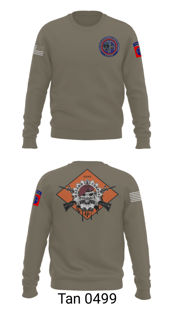 Crew Neck Sweatshirt, , Army, Teamtime, Team time, sublimation, custom sports apparel, team uniforms, spirit wear, spiritwear, sports uniforms, custom shirts, team store, custom team store, fundraiser sports, apparel fundraiser