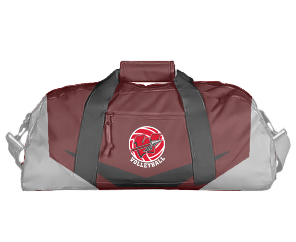 Duffle Bag, Warrenton R-3 High School Volleyball, Men's Volleyball, Teamtime, Team time, sublimation, custom sports apparel, team uniforms, spirit wear, spiritwear, sports uniforms, custom shirts, team store, custom team store, fundraiser sports, apparel fundraiser