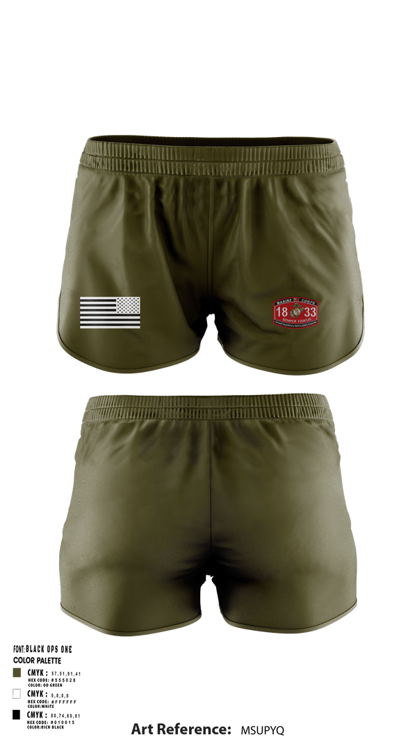 Women's Shorts, 3rd AAV 1st Marines DivAmphibious assault, vehicle,, Marines, Teamtime, Team time, sublimation, custom sports apparel, team uniforms, spirit wear, spiritwear, sports uniforms, custom shirts, team store, custom team store, fundraiser sports, apparel fundraiser