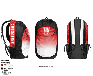 Gear Bag, West Middle School Cheer, Cheer, Teamtime, Team time, sublimation, custom sports apparel, team uniforms, spirit wear, spiritwear, sports uniforms, custom shirts, team store, custom team store, fundraiser sports, apparel fundraiser